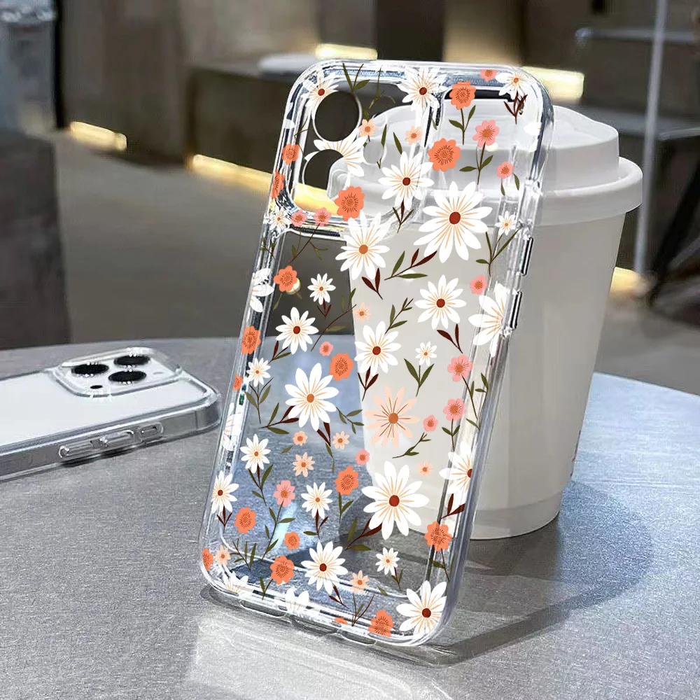 Vibrant Floral Soft Phone Case Cover