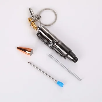 Confezione da 1 penna a sfera compatta ed elegante, utilizzabile per scrivere e come portachiavi, perfetta per insegnanti e studenti, strumento di scrittura professionale, regalo elegante e raffinato, strumento di scrittura per firma in stile vintage. | Penne decorative creative, ideali per il rientro a scuola, Natale e articoli di cancelleria per le festività, con un design elegante, punta fine, scrittura fluida e perfette per firme, un must per gli studenti e una scelta top per gli appassionati di cancelleria.