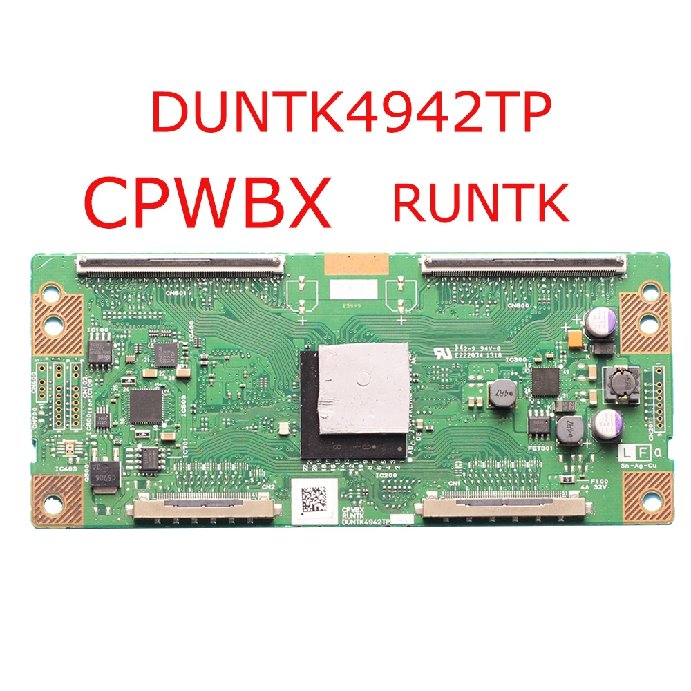 

4942TP CPWBX RUNTK DUNTK4942TP ZL/ZK/ZZ/ZC/ZF TCON Board CPWBXRUNTK DUNTK4942TP Logic Board Teste Placa TV Devant T-con Board