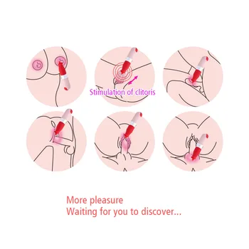 Rechargeable Lipstick Vibrating Egg Female Masturbation Vibrator Mini Vibrator Adult Products 18 Sex Products Private Items 3