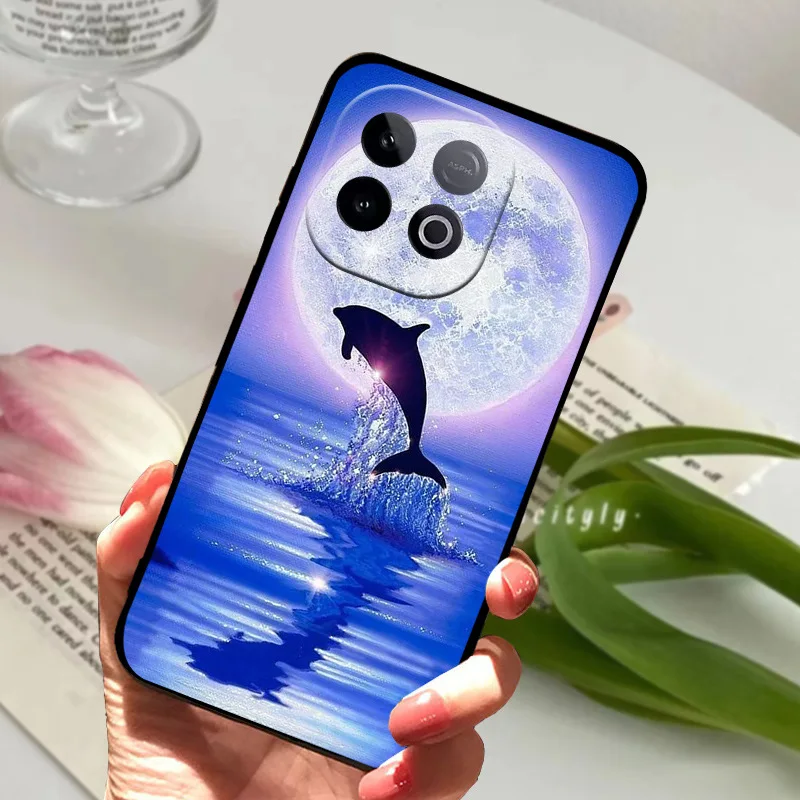 Fashion Paint Soft TPU Silicone Phone Case Cover