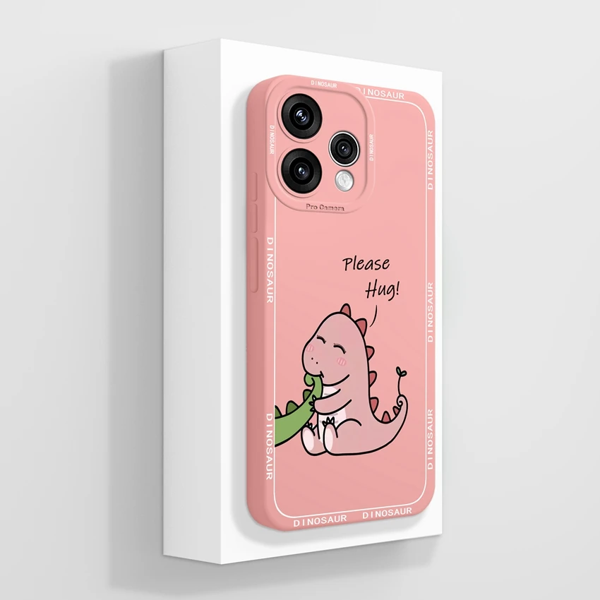 Cartoon Girl Panda Soft Silicone Phone Case - Anti-Slip Slim Back Cover