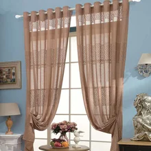 Tulle de fenêtre pur Jacquard de Style chinois, nouveau Tulle pour fenêtre de salon pour chambre à coucher, 2021