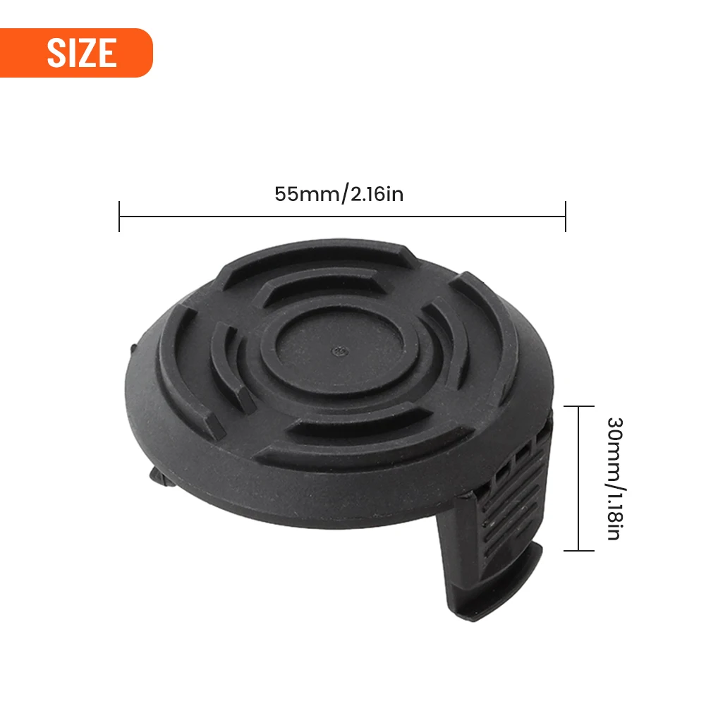 

Practical Spool Line Trimmeraccessories Wear-resistance 18 V Plastic 18v Replacement Spool Trimmer Cap Cover Fit