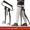 Wearable Height Adjustable Folding Invisible Seat, Exoskeleton for Walking Lazy Fishing Stool, Portable Power Waist Travel Stool 3