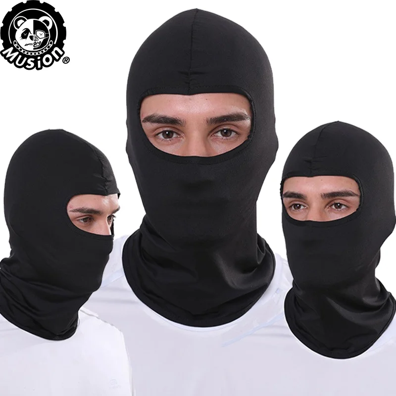 Musion 위장 야외 방풍 자전거 풀 마스크 발라클라바 사이클링 풀 페이스 마스크 헤드기어, 스포츠 등산 낚시용 