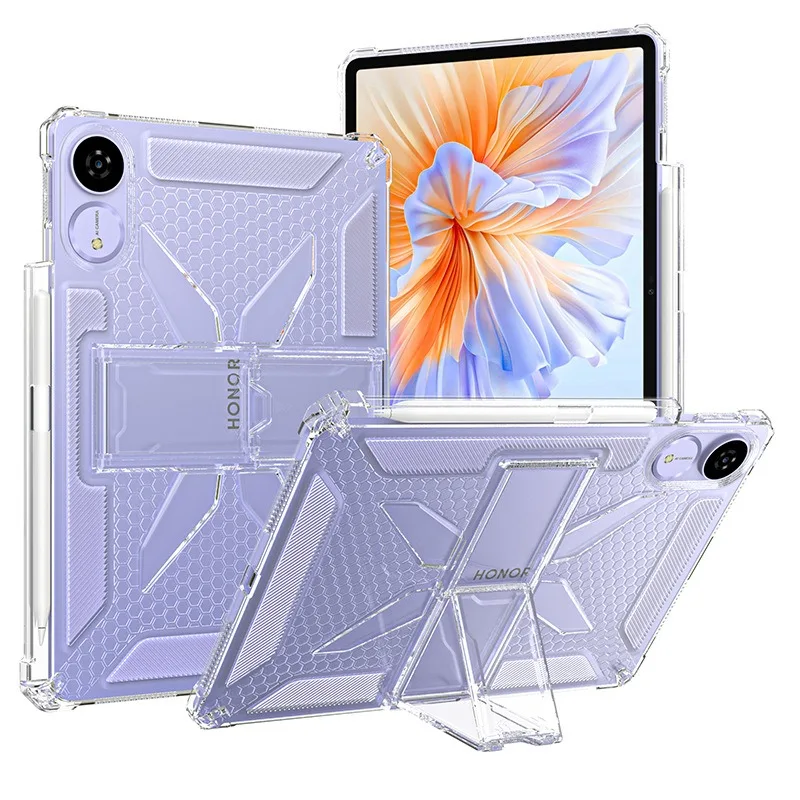 Enhanced Silicone Tablet Case with Pen Slot, Soft Protective Cover