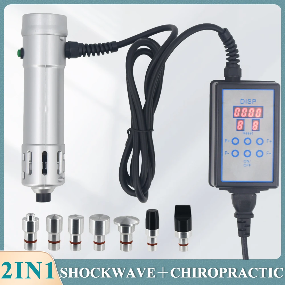 

Shock Wave Therapy Machine 2 IN 1 ED Treatment Body And Waist Pain Relief Portable Massager Physiotherapy Shockwave Massage