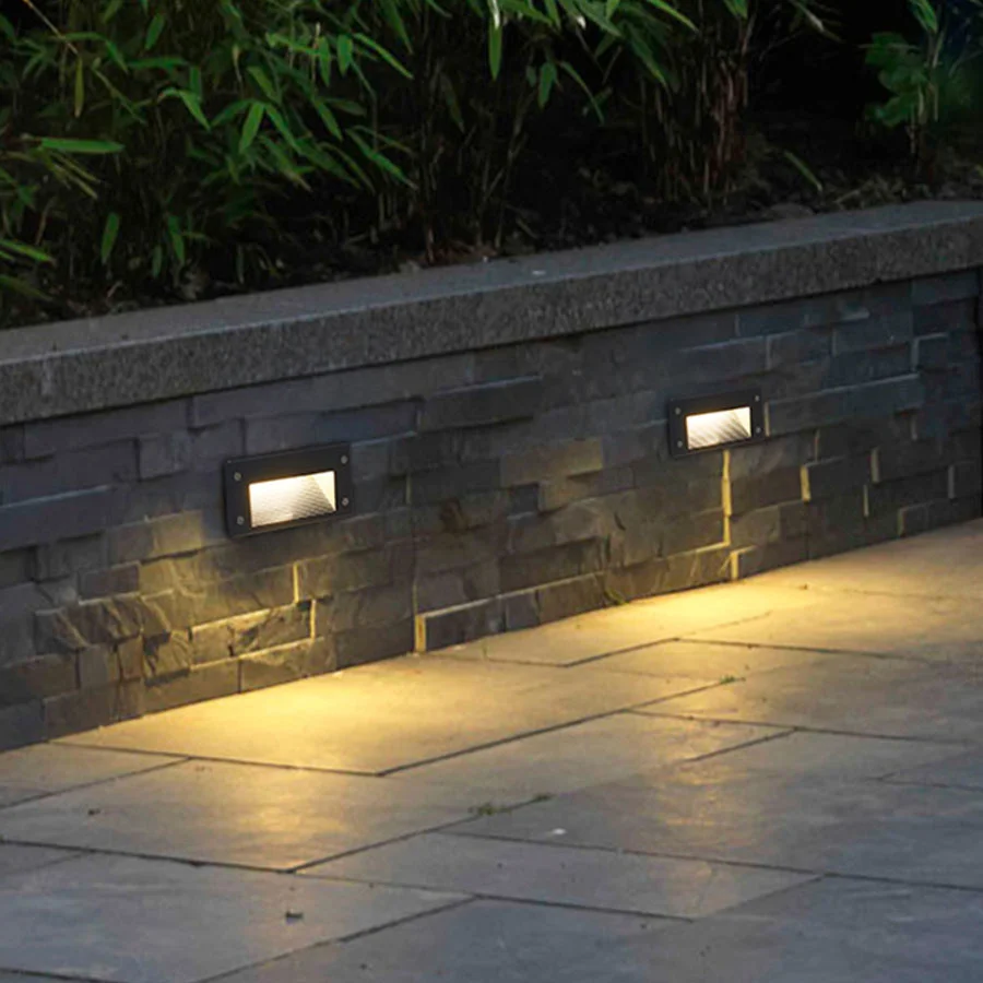 Impermeável LED Stair Light, recesso Wall Corner