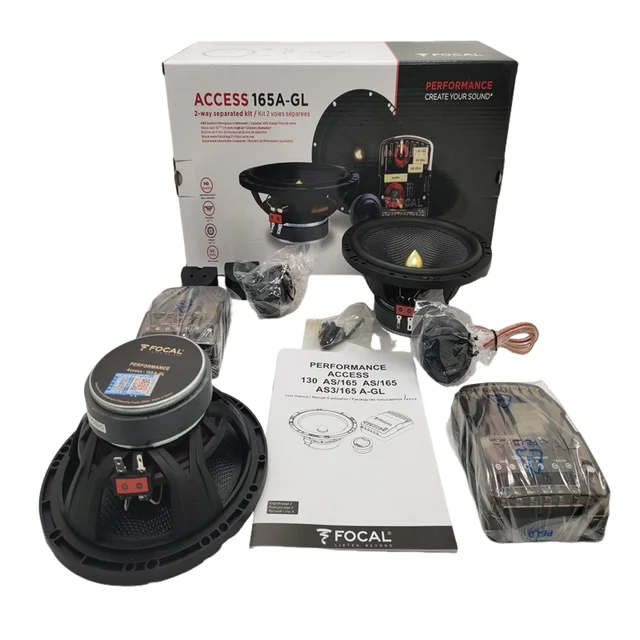Focal Access 165A-GL Car Speakers 2-Way 120W Component Kit Good Quality Max Performance Free Shipping 1