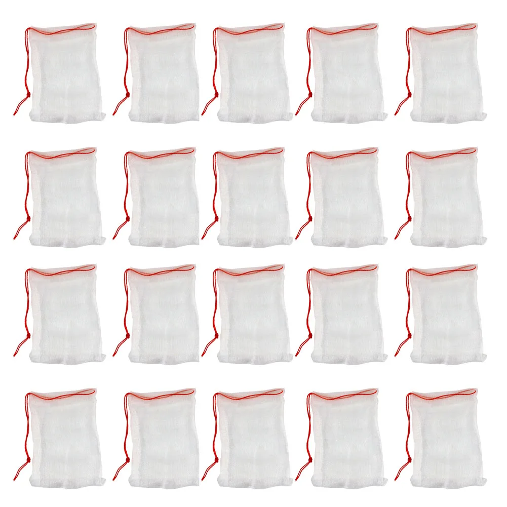 

20pcs Grape Fruit Protection Bags Agricultural Pest Control Anti-Bird Garden Mesh Netting Bags For Fruit Trees Vegetable