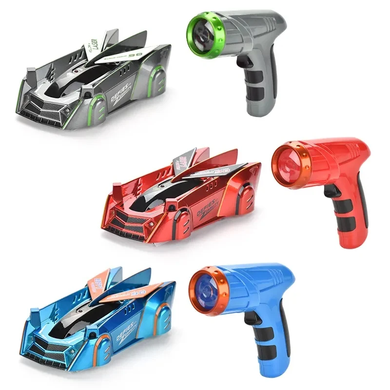 Vendita Calda 360 Rotante Elettrico Rc Drift Car Carinfrared Light Tracing Wall Climbing Car Telecomando Auto Giocattolo Per I Regali Dei Bambini