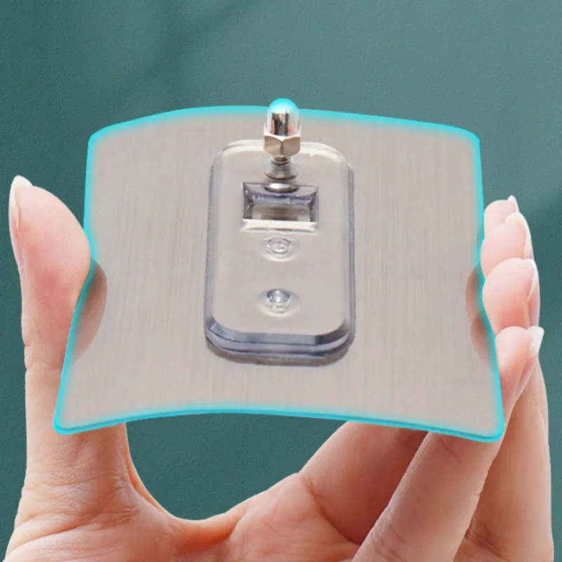 Rustproof Wall-Mounted Corner Shower Shelf with No-Drill Adhesive Design