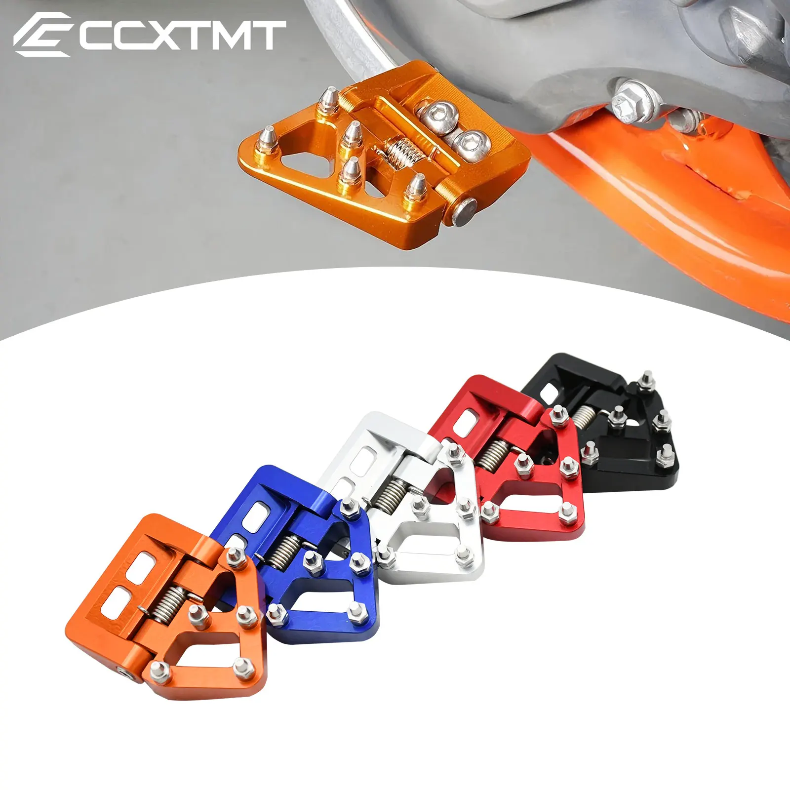 Motorcycle Folding Rear Brake Pedal Tip Plate