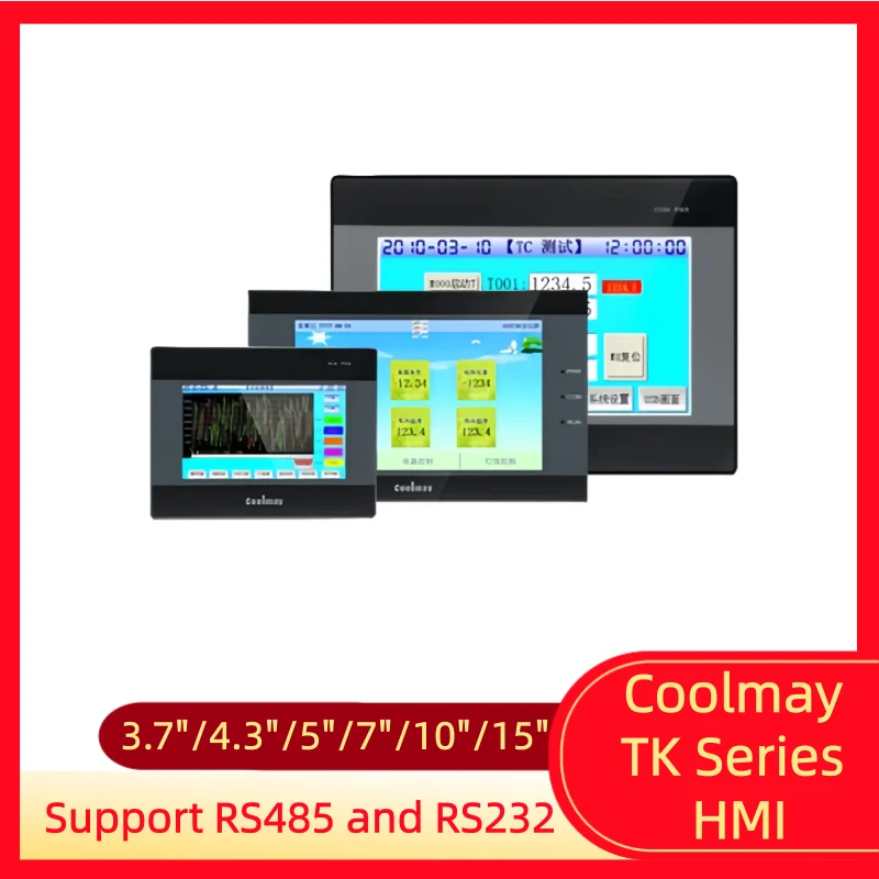 Coolmay TK Series HMI3.7"/4.3"/5"/7"/10"/15" TK6037FH TK6043FH TK6050FH ...