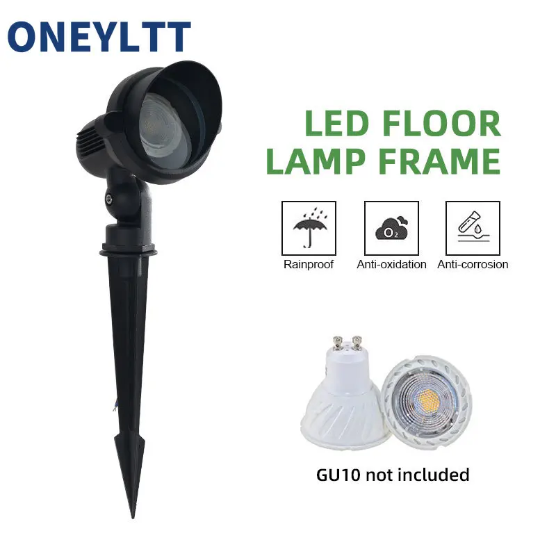 IP65 Outdoor Garden GU10 MR16 220V 110V LED Lawn Spike Light Pond Path Landscape Spot Light Bulbs lawn lamp garden lighting