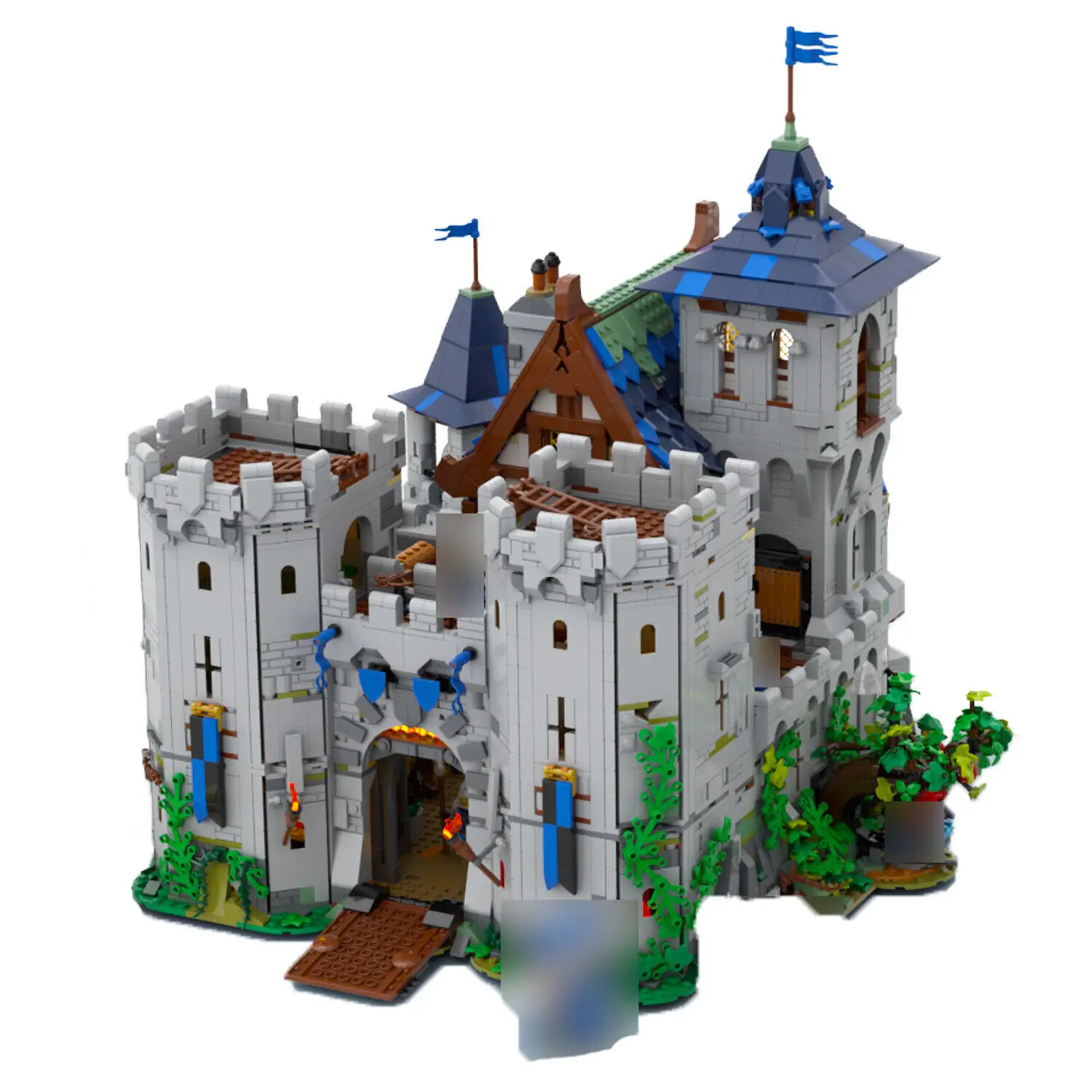 

Classic Castle with Detailed Interior Modular Building 6710 Pieces MOC