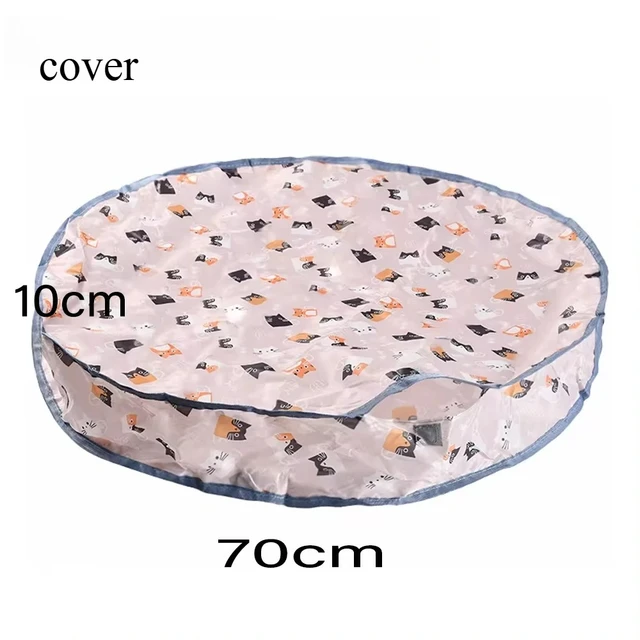 Smart Interactive Cat Toys Ball Fast Rolling in Pouch Hide and Seek Kitten Toy Motion Activated Interactive Cat Toy for Indoor 6