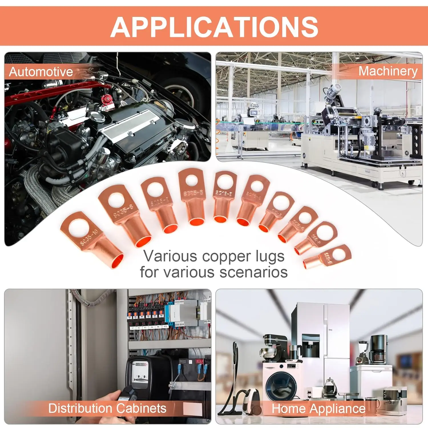  ̾ , ͹̳ Ŀ, AWG12 10 8 6 4 2 ̺, ͸ ̺    66PCs   Ʃ, 130PCs