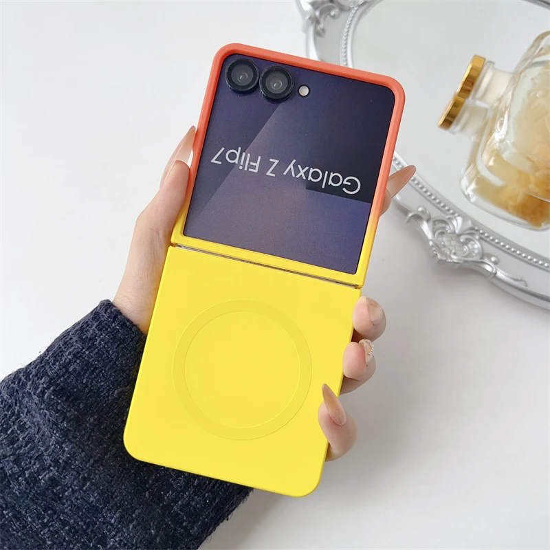 Luxury Gradient Soft Silicone Shockproof Cover with MagSafe Wireless Charging Compatibility