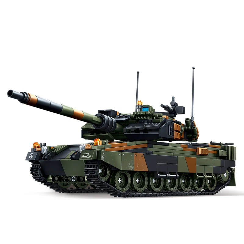 WW2 Military Half-Tracked Vehicle Building Block Set