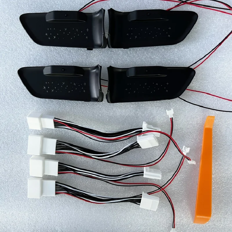 

Фонарь для автомобиля, внутренний для Toyota Corolla 2019-2022, 7-цветная ручка, дверная лампа, неразрушительная установка