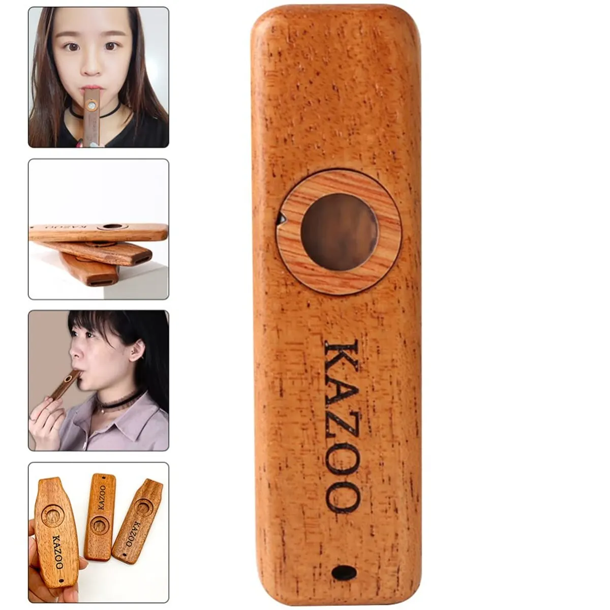 Kazoo With Lanyards And Diaphragms Woodwind Instrument metal kazoos