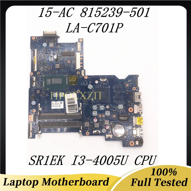 

Материнская плата для ноутбука HP 15-AC, 815239-001, 815239-501, 815239-601