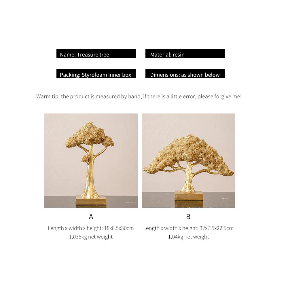 

Фэн-шуй, скульптура в виде денежного дерева, абстрактное современное искусство, украшение для дома, статуя из смолы, декор для стола