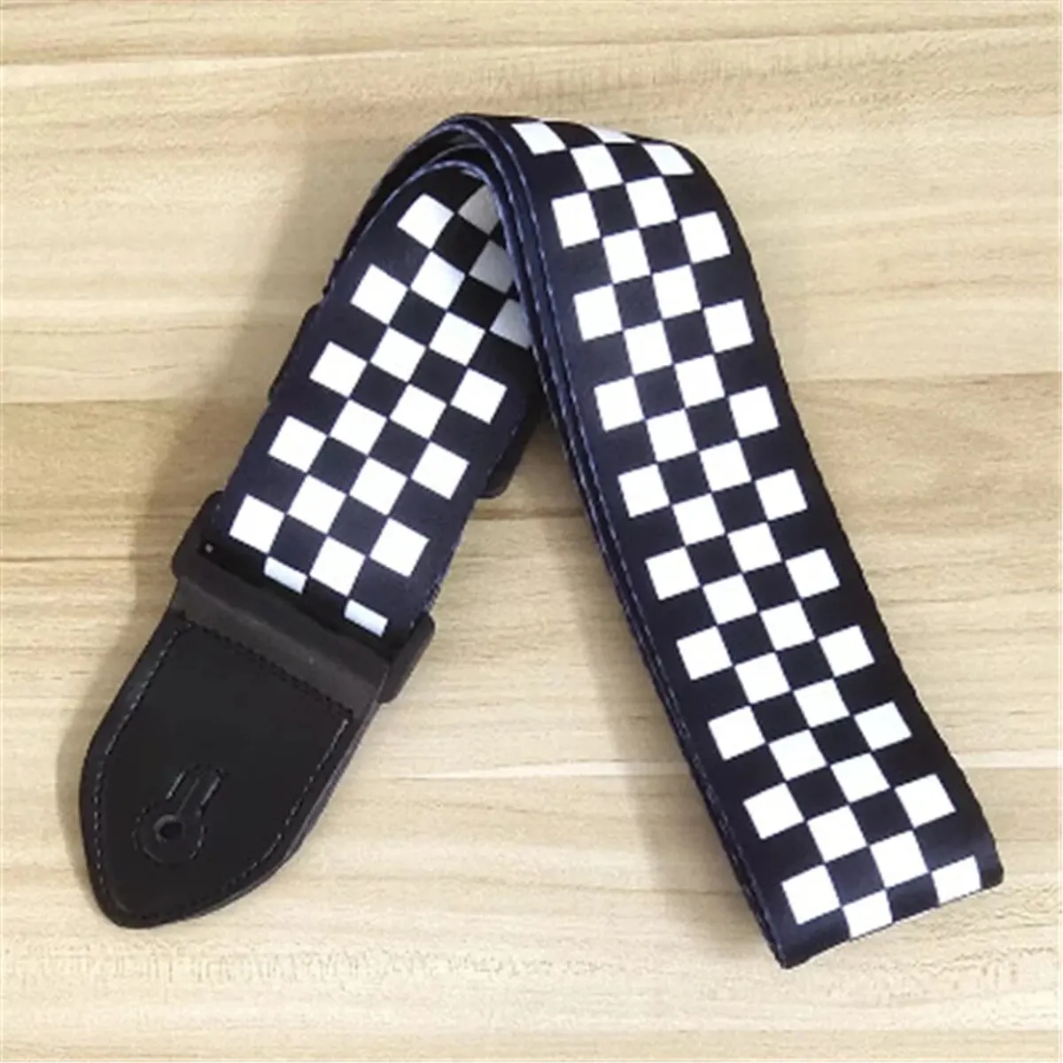 Ethnic Style Widened Acoustic Guitar Strap Leather Head Adjustable Shoulder Strap 1pc For Guitar Bass Parts Accessories