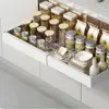 Pull Out Cabinet Organizer Expandable Slide Out Drawers Fixed With Adhesive Heavy Duty Roll Out Shelf Storage Easy Cleaning 5