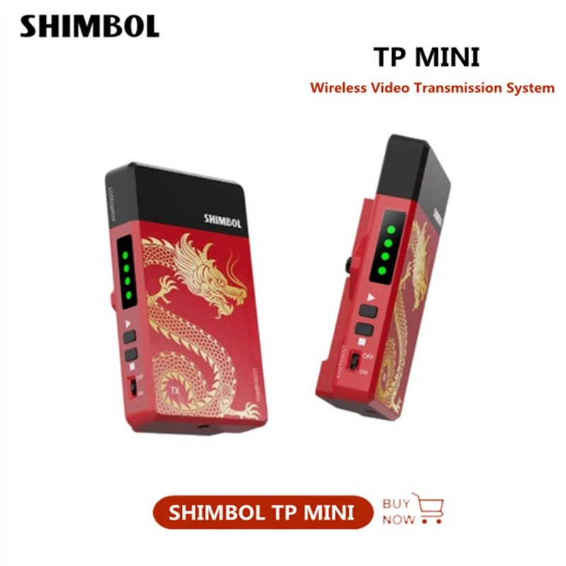 SHIMBOL TP MINI 무선 비디오 변속기 시스템, 비디오 작가 영화 제작자용, 1080P HDMI 호환 이미지 송신기 리시버