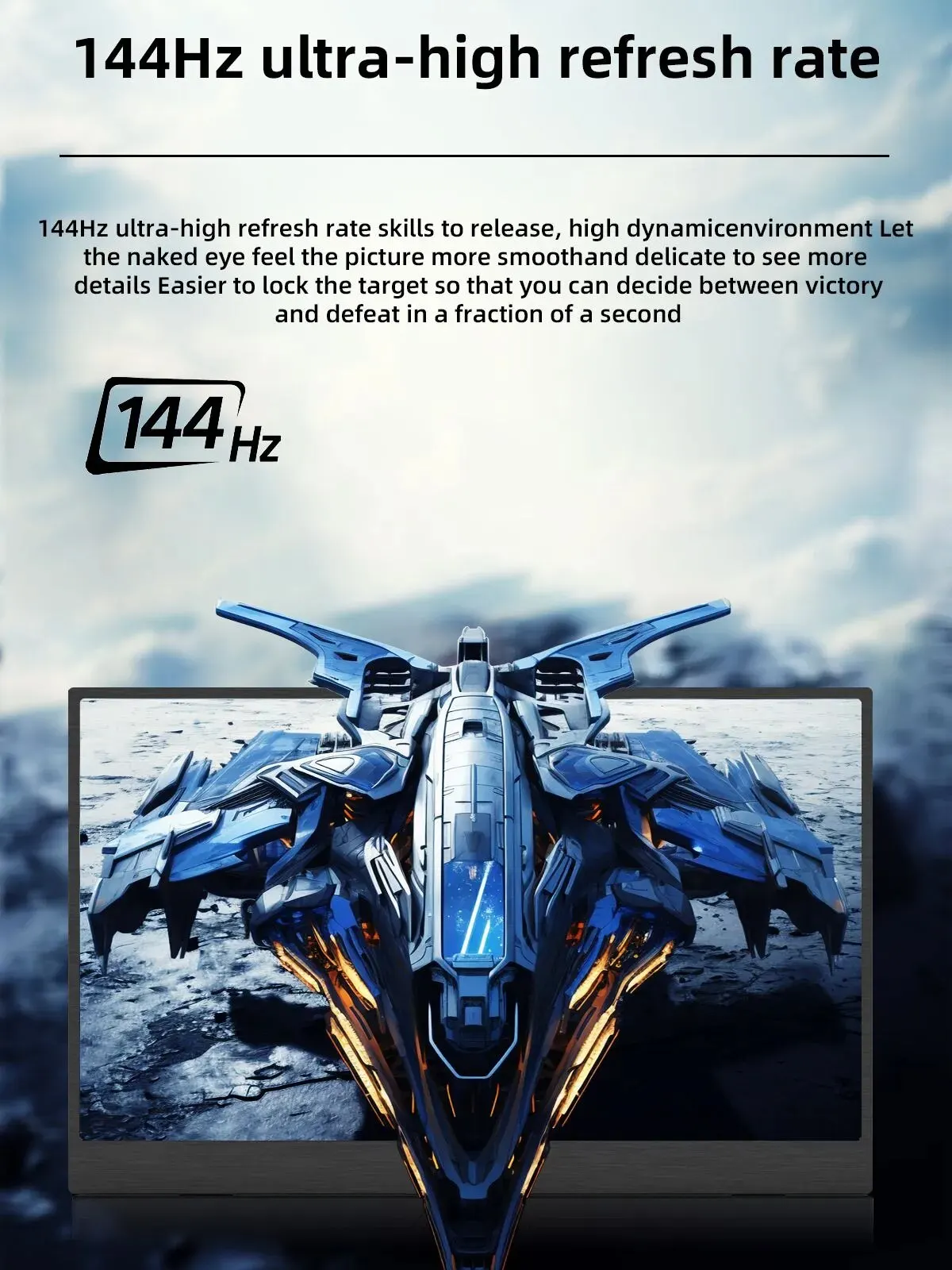 ZSUS ޴  HDR 100% DCI-P3, ο  Ʈ, Xbox PS4 / 5 ġ, ޴ PC, Ʈ ͽټ, 15.6 ġ, 2k, 144Hz
