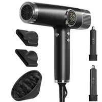 Portable Fast Drying Low Noise Negative Ionic  High-Speed 110000 RPM Brushless Motor hairDryer Set with Magnetic Nozzle 1