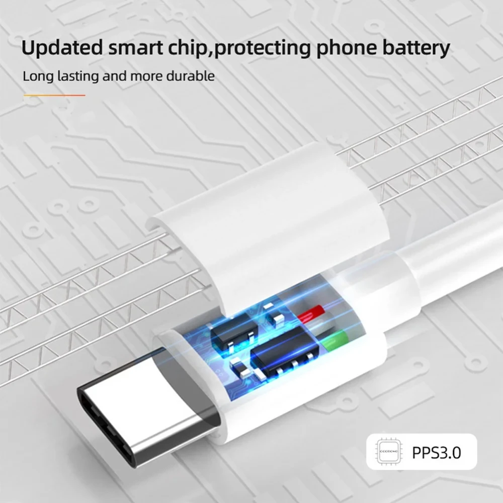 كبل Nnbili-usb نوع c 6a120w ، شحن فائق السرعة ، لهواتف honor, شاومي ، ريدمي ، أوبو ، iqoo ، أندرويد ، 2