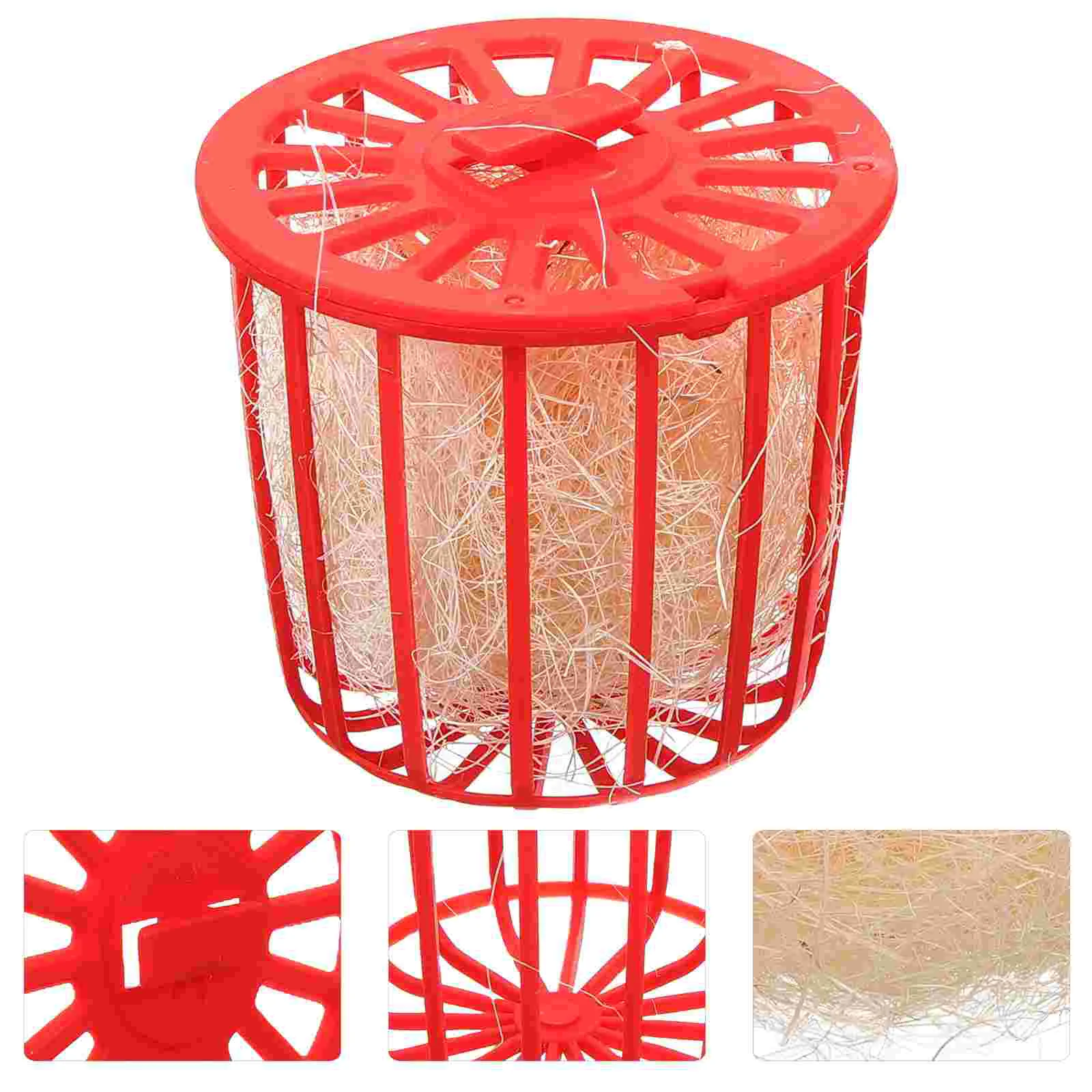 2 Pcs Bird's Nest Toy Pet Supplies Hollow Cage Breeding Pigeon Bowl Silk Nesting Bowls House Hanging