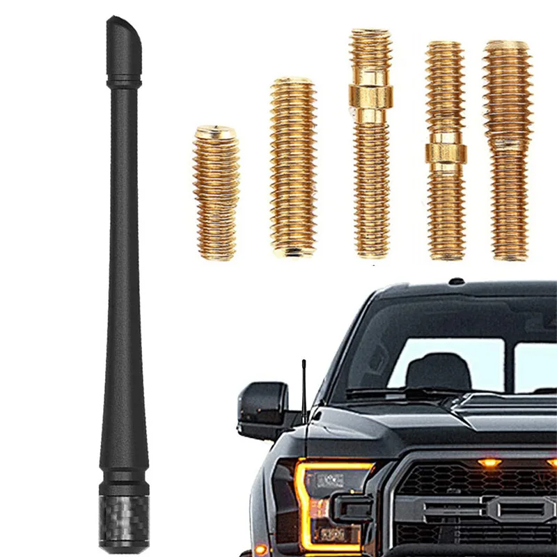 

13" Car Radio Antenna Mast Fits For Ford F150 Raptor 2009-2021 For Silverado Car for Ford F150 Dodge RamAccessories