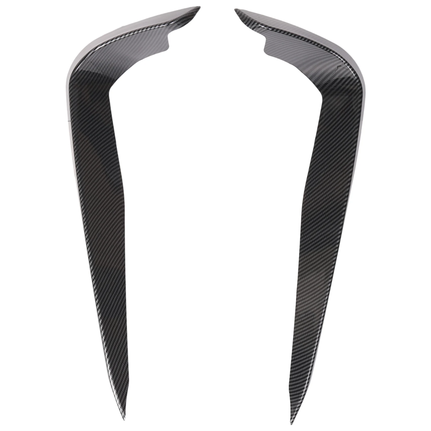 

Car Front Bumper Lip Splitter Spoiler Strips for BMW 3 Series E90 E91 M Sport 2005-2008 Air Knife Trims Carbon Fiber