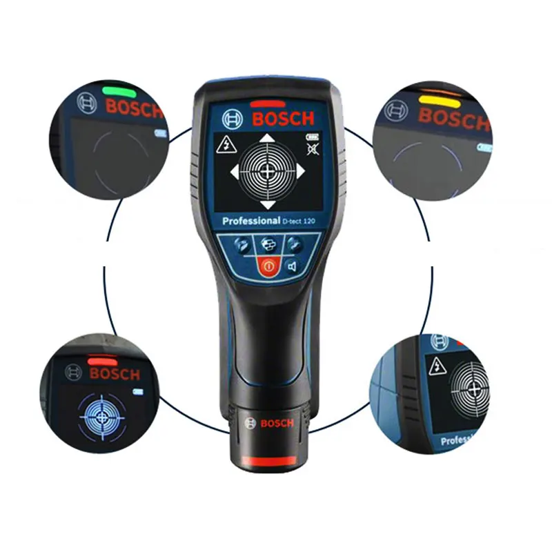 BOSCH D-TECT 120 Professional Waterproof Digital Metal Detector Underground Wall Scanner High Quality Stud Finder tools 5