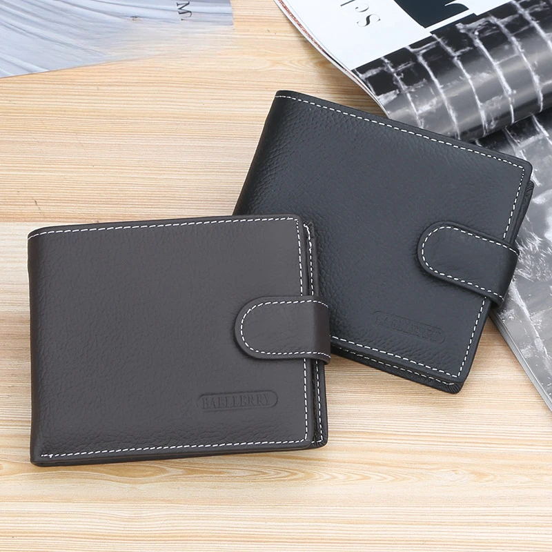 

Wallet Men Leather Wallets Male Purse Money Credit Card Holder Genuine Coin Pocket Brand Design Money Billfold Maschio Clutch