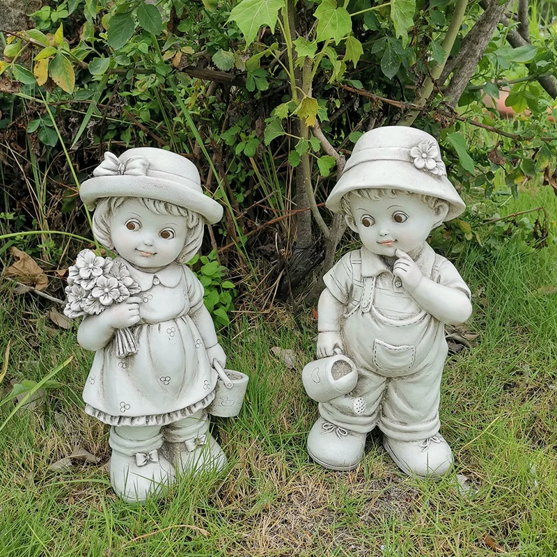 Outdoor Cartoon Garden in the Courtyard, Display Decorations, Landscape  Sculpture, Resin Crafts - AliExpress