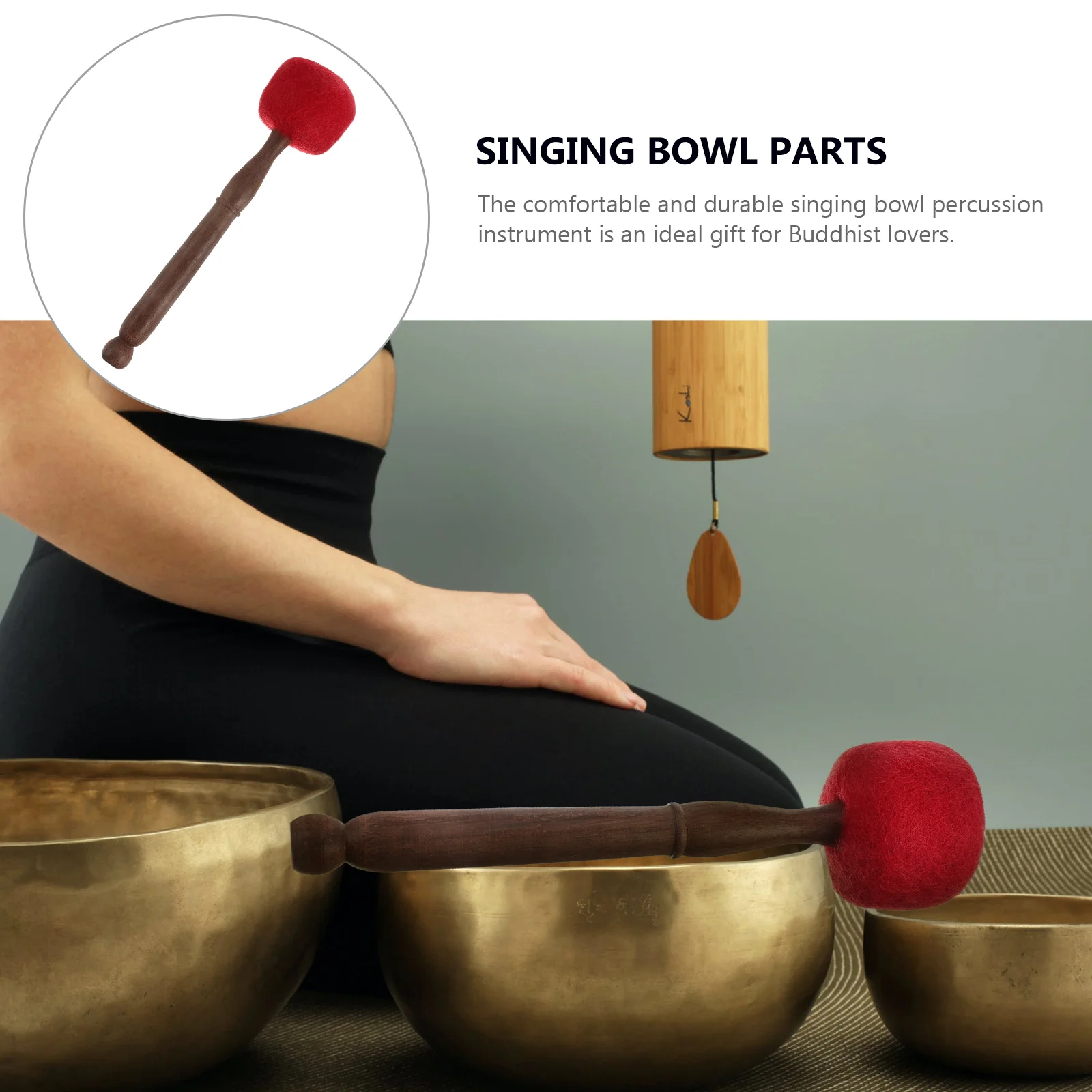 Singing Bowls Professional Sound Bowls Wooden Buddhism Chanting Tool