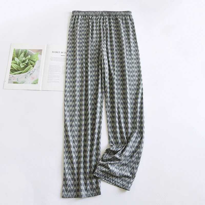 Men's Plus-Size Pajamas, Casual Loungewear Pants, Stylish and Good-Looking, Long-Sleeved Home Wear Set for Spring and Autumn 15 S69e9fd5006f04fdca1ca736174cac386f