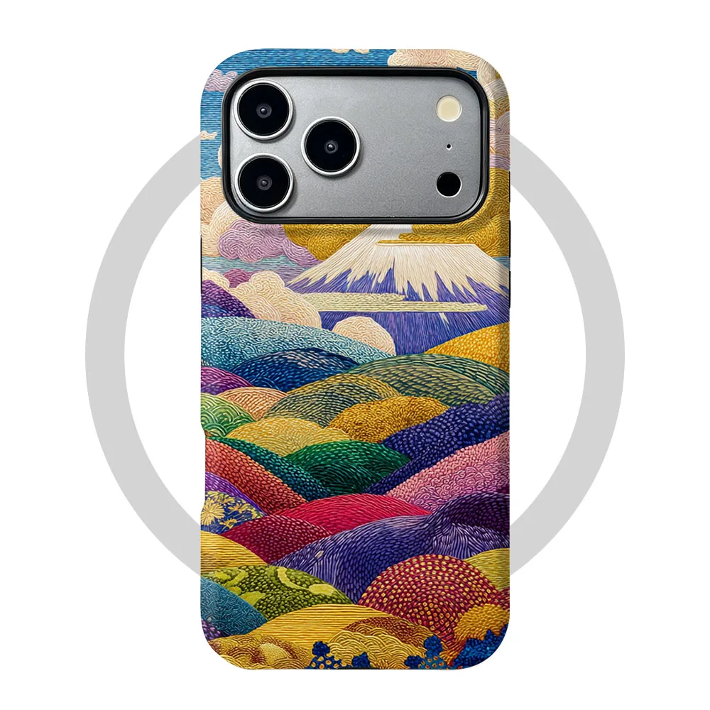 Enhanced Magnetic Phone Case with 2-in-1 Film Shell Cover