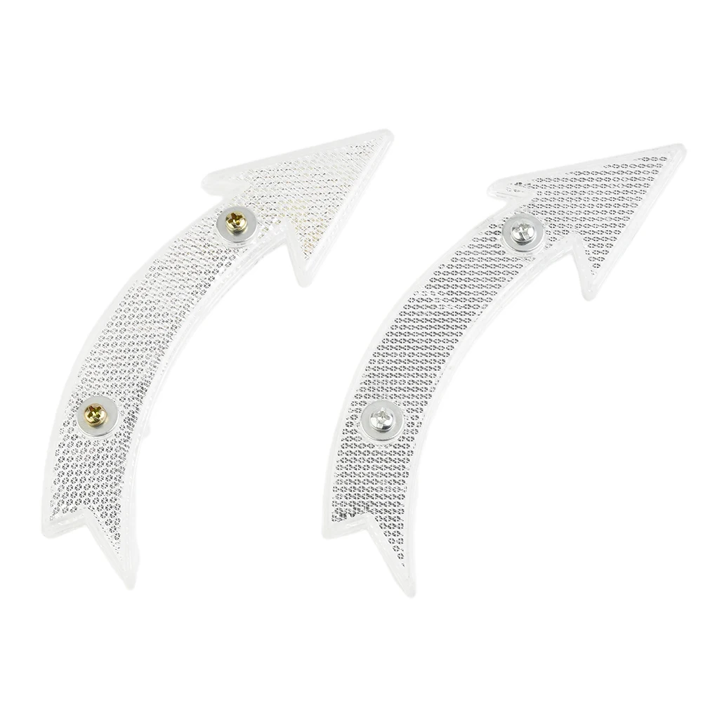

2pcs Bike Reflectors Plastic Bicycle Spokes Reflective Sheet Red Yellow Blue Green White Bicycle Accessories Lights