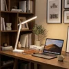 Folding LED Desk Lamp USB Touch Control Dimmable Rechargeable Eye-Caring Light Adjustable Brightness Portable Lamp for Reading H 1