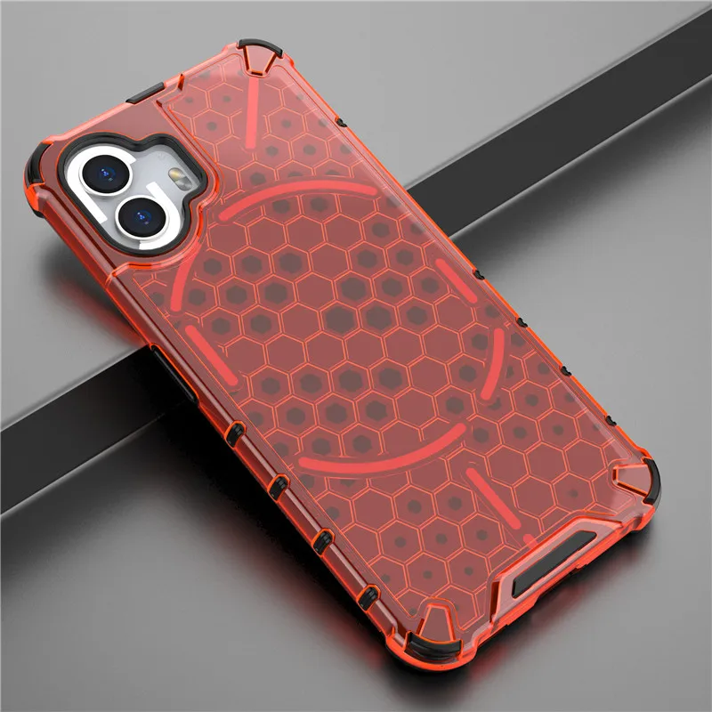 Shockproof Honeycomb Hard PC Protective Bumper Case, 6.7-Inch