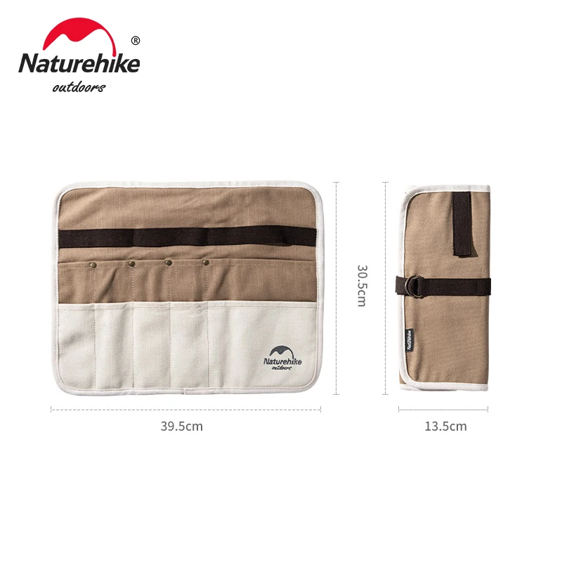 Naturehike Portable Picnic Tableware Storage Bag Chopsticks Straw Knife and Fork Spoon Bag Camping Picnic Bags NH19PJ085