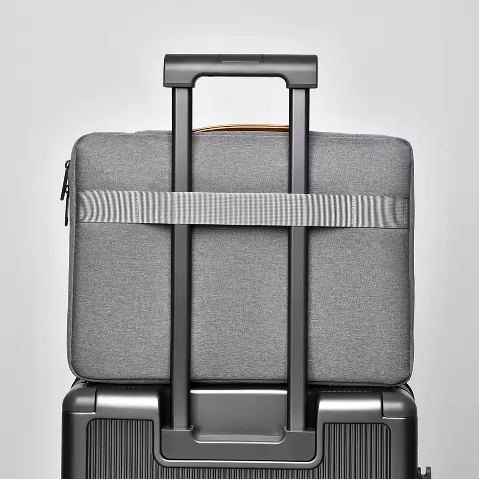 Custodia per Laptop e Notebook 13 14 15.6 17.3 Pollici, Borsa per Laptop per Macbook Air Pro Acer Xiaomi Huawei Lenovo HP, Valigetta per Computer - immagine 6