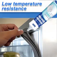 Colle de réparation pour réfrigérateur, 25ML, adhésif imperméable résistant au froid pour joint de porte de tiroir de réfrigérateur, séchage rapide pour plastique et verre 4
